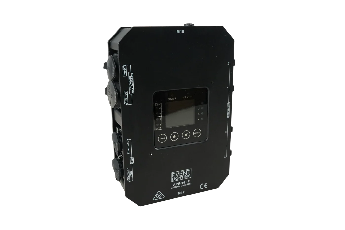 Event Lighting APRO4-IP - IP65 ArtNet Node with 4 XLR Connections