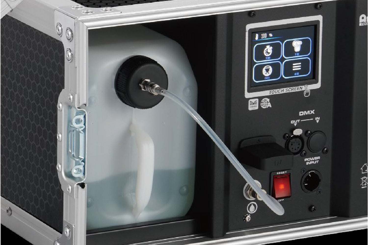 ANTARI F6 - Faze machine, 1450W, DMX, in case