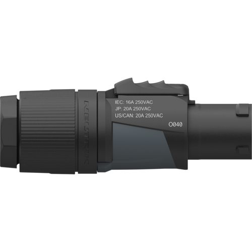 Neutrik NU-NAC3F-TRUE1-S powerCON TRUE1 cable connector outlet for 6-12mm OD cable