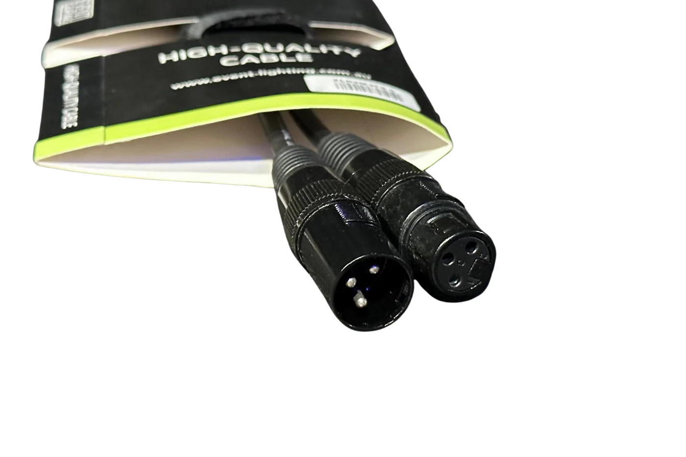 Event Lighting XLR3M3F 3-pin DMX Cable (1.5m)