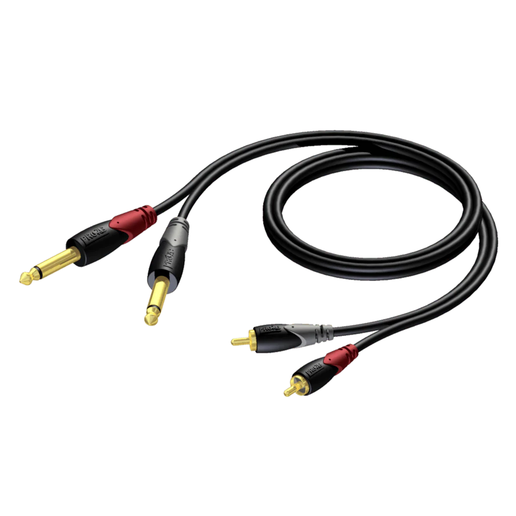 CLA631/1.5 Stereo Lead with Jack & RCA Connectors
