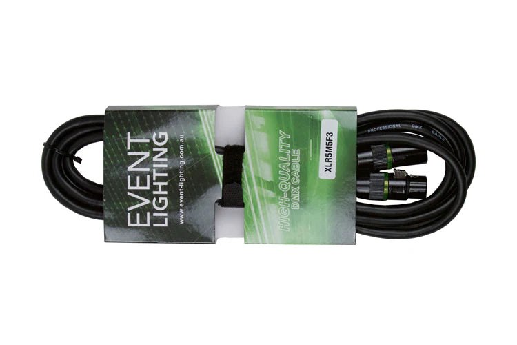 Event Lighting XLR5M5F 5-pin DMX Cable (3m)