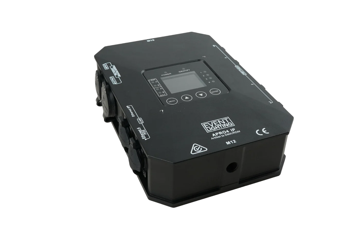 Event Lighting APRO4-IP - IP65 ArtNet Node with 4 XLR Connections