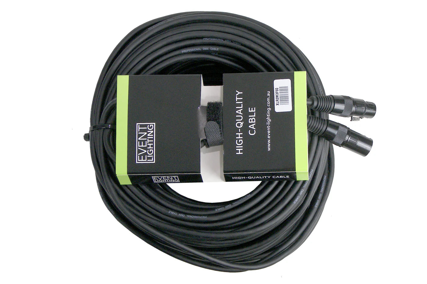 Event Lighting XLR3M3F 3-pin DMX Cable (50m)
